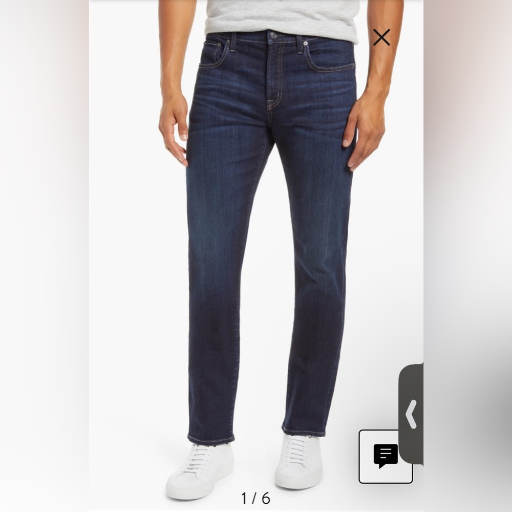 NWT‎ EDWIN Maddox Slim Fit Jeans in Blue River Sz 31